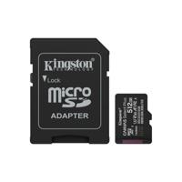 Micro SD geheugenkaart met adapter Kingston CANVAS Select Plus 512 GB