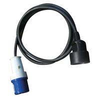 CEE-adapter 17 - Schuko vrouwelijk met snoer - 200 V - 16 A
