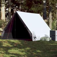 Tent A-frame 2-persoons waterdicht verduisterend stof wit