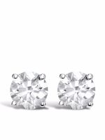 Pragnell Vintage puces d'oreilles en or blanc 18ct pavées de diamants - Argent