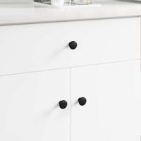 Handvat 2 pcs Zwart 30 mm Aluminium