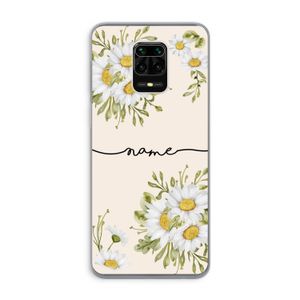 Daisies: Xiaomi Redmi Note 9 Pro Transparant Hoesje