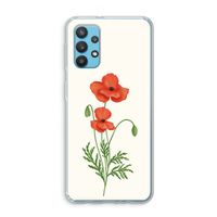 Red poppy: Samsung Galaxy A32 4G Transparant Hoesje