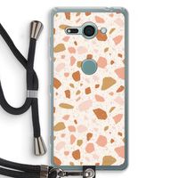Terrazzo N°18: Sony Xperia XZ2 Compact Transparant Hoesje met koord