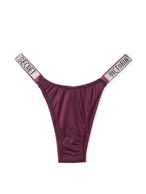 Bombshell Shine Strap Brazilian Panty