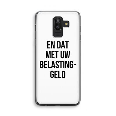 Belastinggeld: Samsung Galaxy J8 (2018) Transparant Hoesje