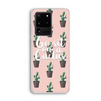 Cactus quote: Samsung Galaxy S20 Ultra Transparant Hoesje