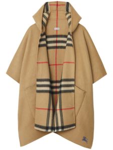 Burberry cape en cachemire à capuche - Tons neutres