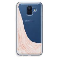 Peach bath: Samsung Galaxy A6 (2018) Transparant Hoesje - thumbnail