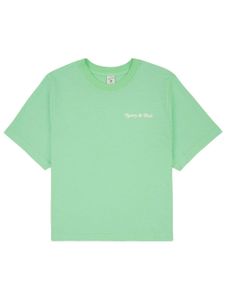 Sporty & Rich t-shirt NY Tennis Club crop - Vert