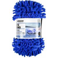 Benson Autospons rasta - blauw - microvezel - polyester - 20 x 12 cm Benson Autospons rasta - blauw - microvezel - polyester - 20 x 12 cm
