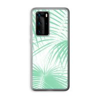 Palmbladeren: Huawei P40 Pro Transparant Hoesje