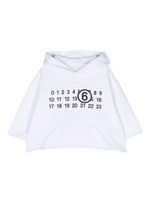 MM6 Maison Margiela Kids t-shirt en coton à patch logo - Blanc