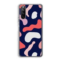 Memphis Shapes Pink: Sony Xperia 10 III Transparant Hoesje - thumbnail