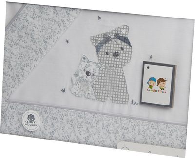 Gamberritos bedbumper 60 x 120 cm junior katoen
