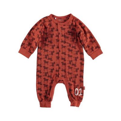 B.E.S.S boxpak met all over print bruin B.E.S.S boxpak met all over print bruin