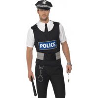Politie verkleed set voor volwassenen 52-54 (L)  - - thumbnail