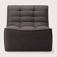 Ethnicraft Modulaire Bank 'N701' 1-zits, kleur Donkergrijs
