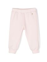 Roberto Cavalli Junior pantalon de jogging à broderies - Rose