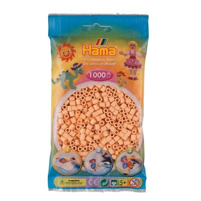 Hama strijkkralen 1000 stuks huidkleurig