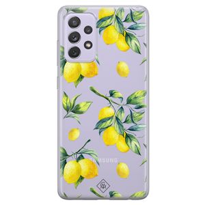 Samsung Galaxy A72 transparant hoesje - Lemons