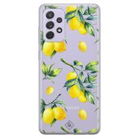 Samsung Galaxy A72 transparant hoesje - Lemons Samsung Galaxy A72 transparant hoesje - Lemons