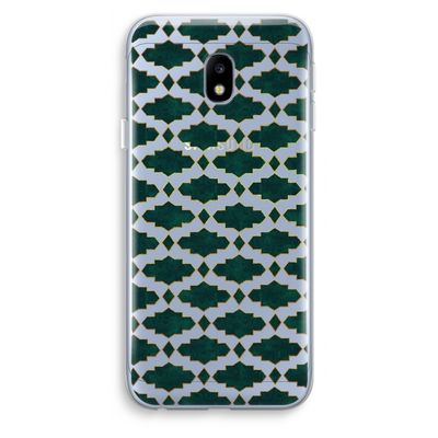Moroccan tiles: Samsung Galaxy J3 (2017) Transparant Hoesje