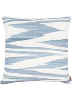 Missoni Home coussin à rayures - Bleu - thumbnail