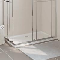 Douchebak rechthoekig 70x120 cm ABS wit