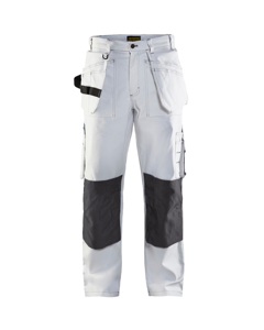 Blåkläder Schilders Werkbroek 15311210 | Wit/Donkergrijs | Maat 46 - 7330509755112