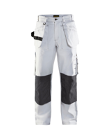 Blåkläder Schilders Werkbroek 15311210 | Wit/Donkergrijs | Maat 46 - 7330509755112