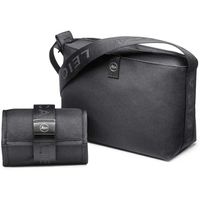 Leica Crossbody bag SOFORT / medium, recycled fabrick black Leica Crossbody bag SOFORT / medium, recycled fabrick black