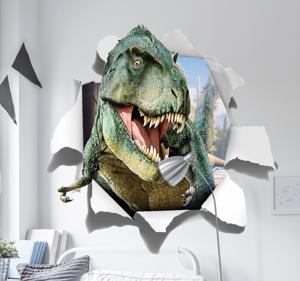 Dino muursticker T-Rex 3D