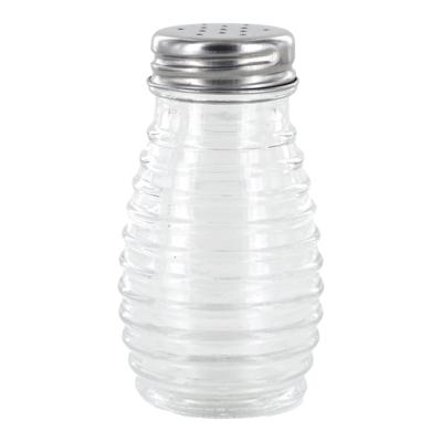Home Deco Factory Peper en Zoutstrooier - glas - 80 ml - transparant - kruidenpotje