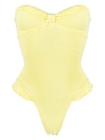 Reina Olga maillot de bain Laila à volants - Jaune