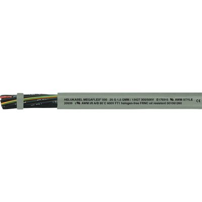 HELU MEGAFLEX® 500 Stuurstroomkabel 2 x 2.5 mm² Grijs 13433-1000 1000 m