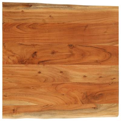 Tafelblad vierkant natuurlijke rand 60x60x3,8 cm acaciahout