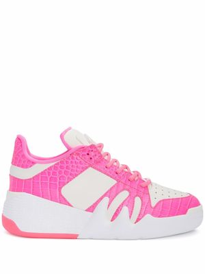 Giuseppe Zanotti baskets mi-montantes Talon - Blanc