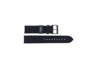 Horlogeband Casio 10552099 / EQB-800TR-1A Leder/Textiel Blauw 22mm