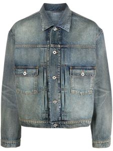 Kenzo veste en jean à boutonnière - Bleu