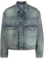 Kenzo veste en jean à boutonnière - Bleu