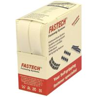 FASTECH® B20-SKL000005 Klittenband Om vast te plakken Hotmelt Haak- en lusdeel (l x b) 5000 mm x 20 mm Wit 5 m