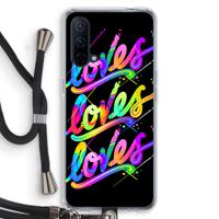 Loves: OnePlus Nord CE 5G Transparant Hoesje met koord - thumbnail