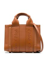 Chloé mini sac cabas Woody - Marron