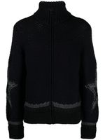 Zadig&Voltaire Christophe star-jacquard cardigan - Bleu