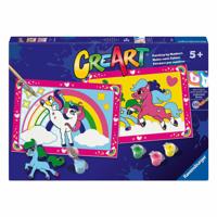 Ravensburger Creart schilderen op nummer - eenhoorn