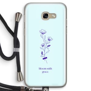 Bloom with grace: Samsung Galaxy A5 (2017) Transparant Hoesje met koord