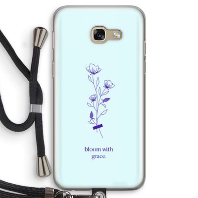 Bloom with grace: Samsung Galaxy A5 (2017) Transparant Hoesje met koord