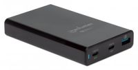 Manhattan 102223 USB-laadstation 65 W Thuis Uitgangsstroom (max.) 3 A Aantal uitgangen: 3 x USB 3.2 Gen 1 bus A (USB 3.0), USB-C bus (Power Delivery) Qualcomm - thumbnail