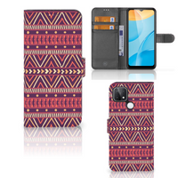 OPPO A15 Telefoon Hoesje Aztec Paars